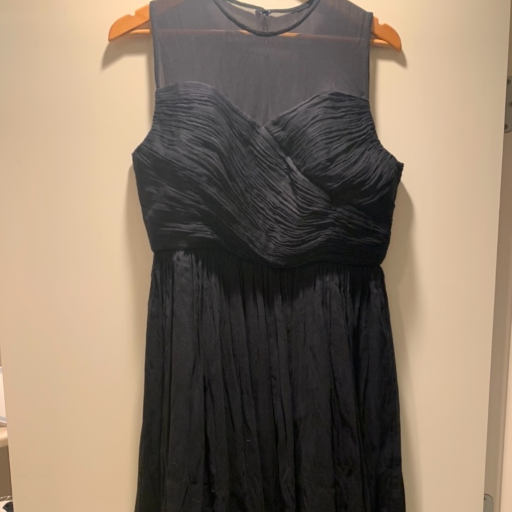 Black J crew sleeveless dress size 12